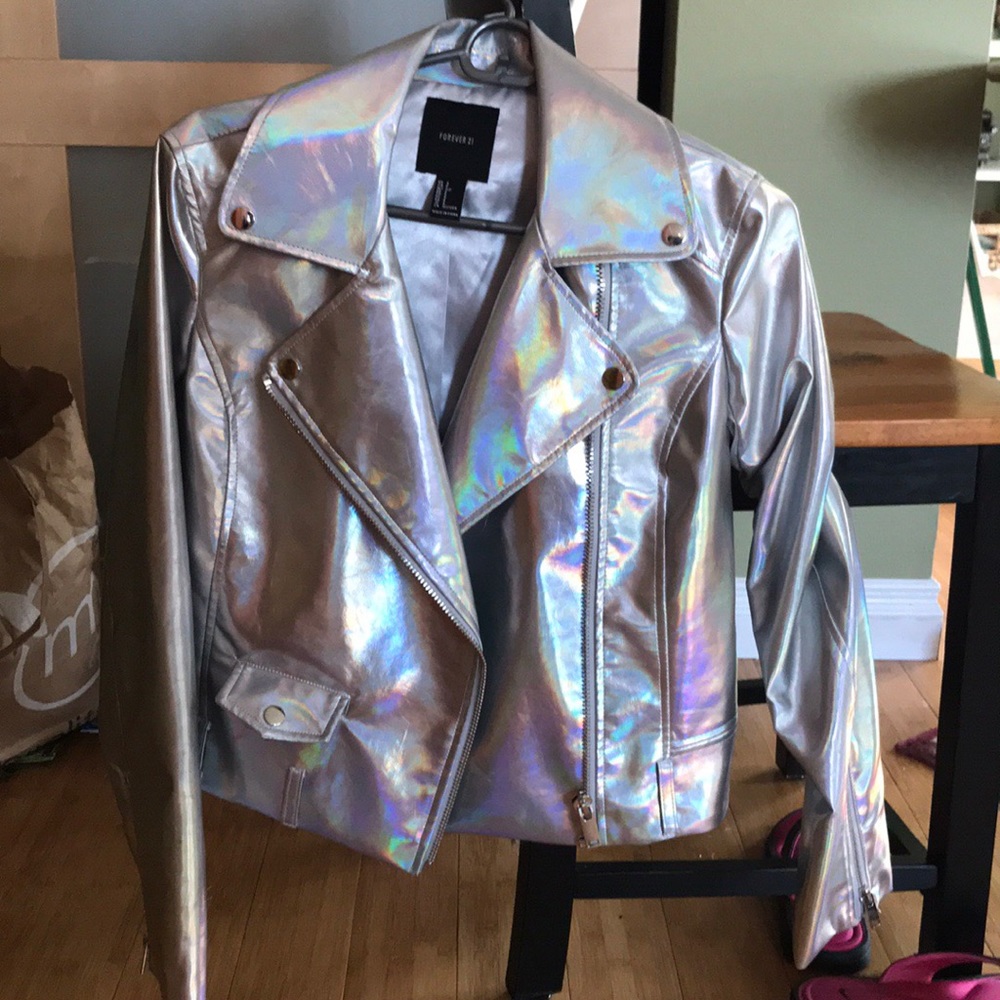 Metallic jacket size small